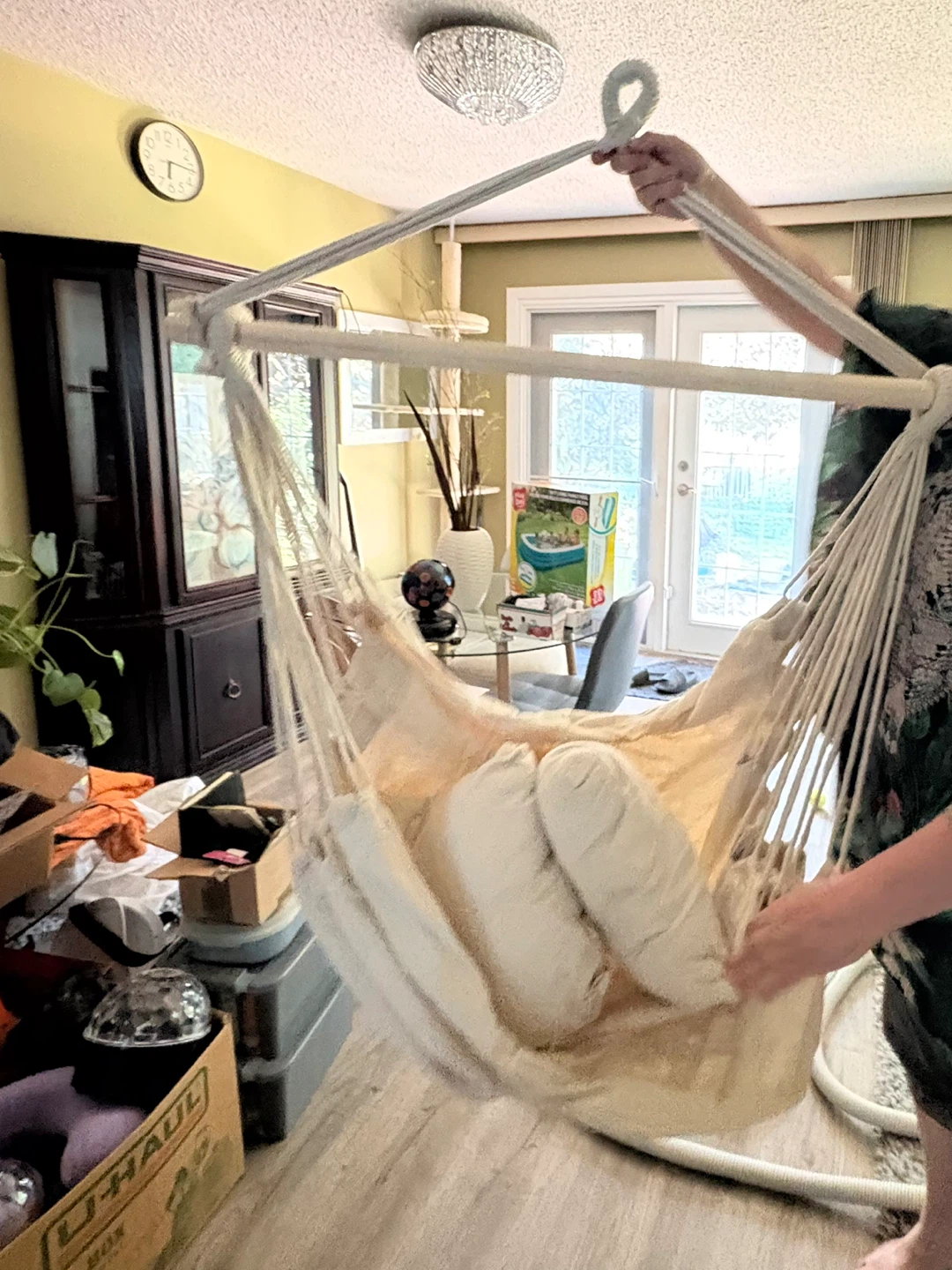 Hammock Chair with Wooden Spreader Bar