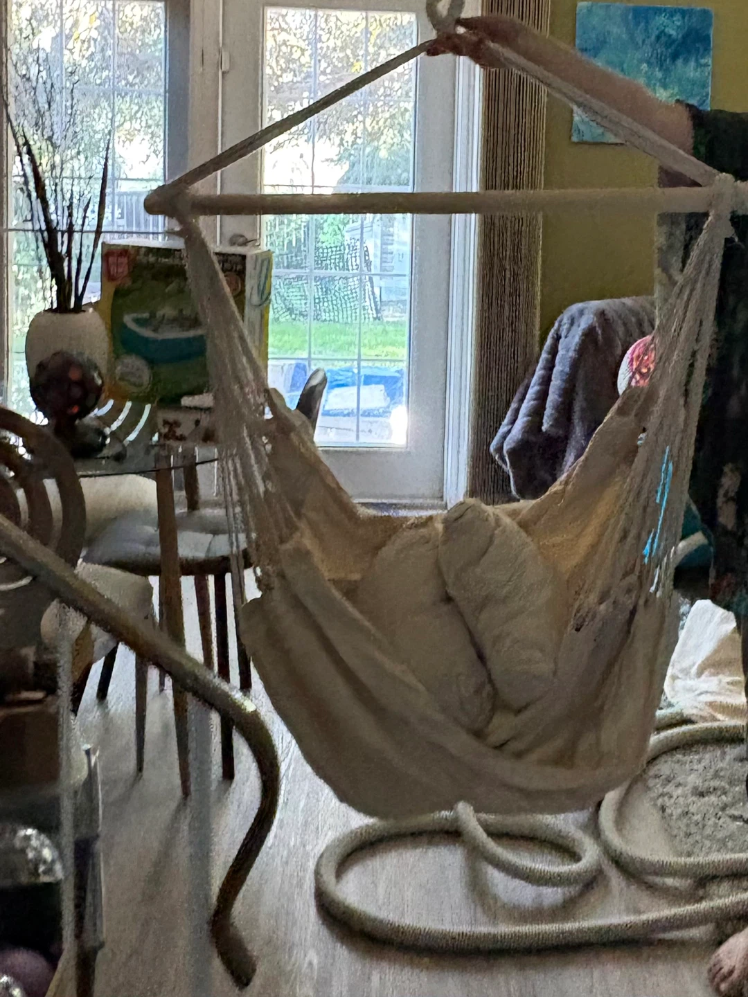 Hammock Chair with Wooden Spreader Bar - photo 2