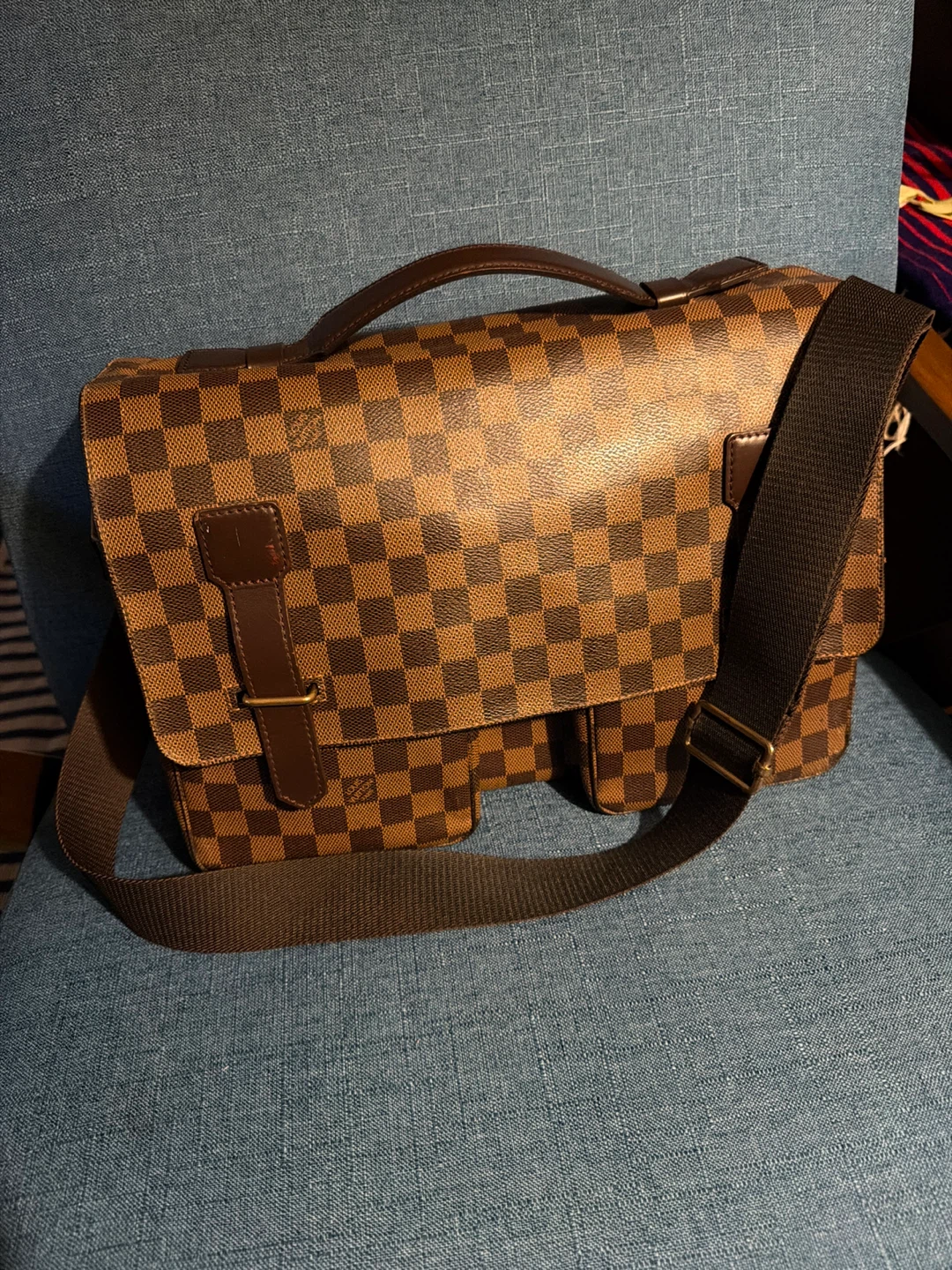 Louis Vuitton Damier Ebene Messenger Bag - photo 4