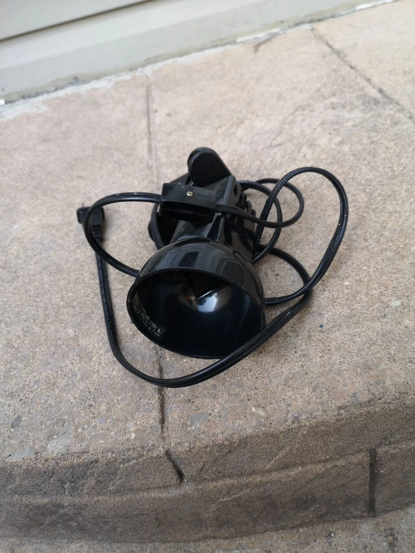 Black Clip-On Lamp - photo 2