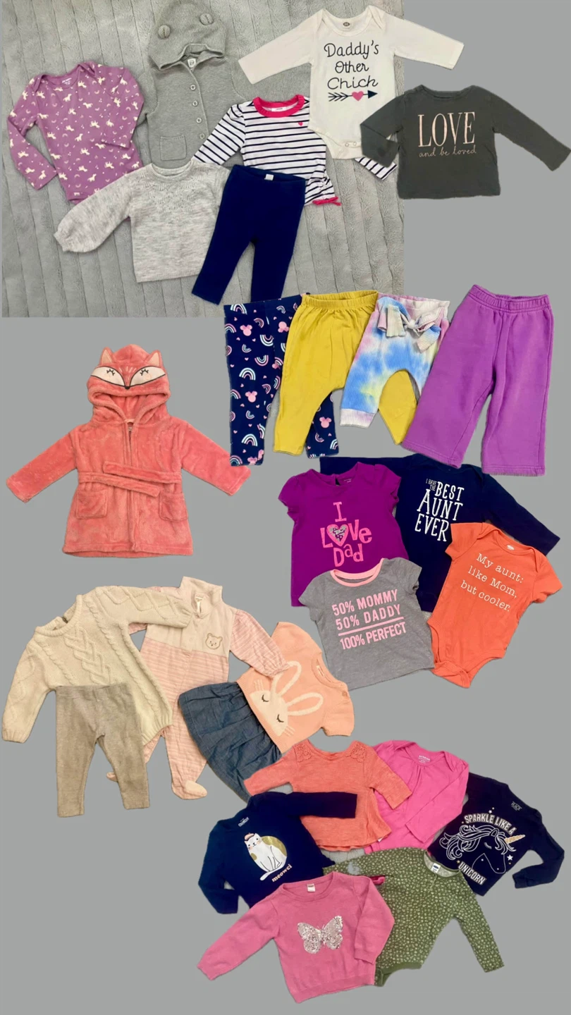12-18 month girls clothing lot