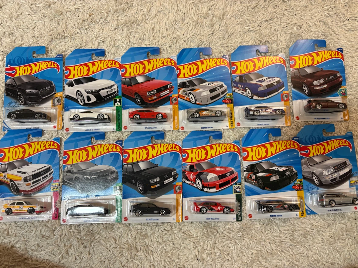 Hot Wheels Audi Collection 12 Pack