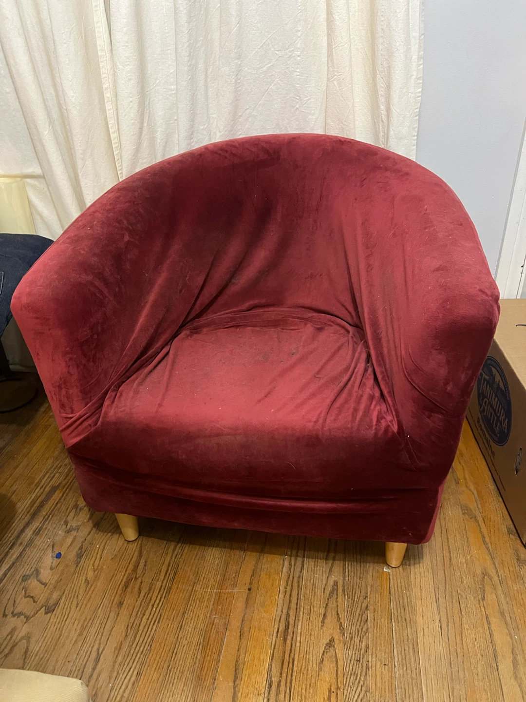 Velvet Accent Chair