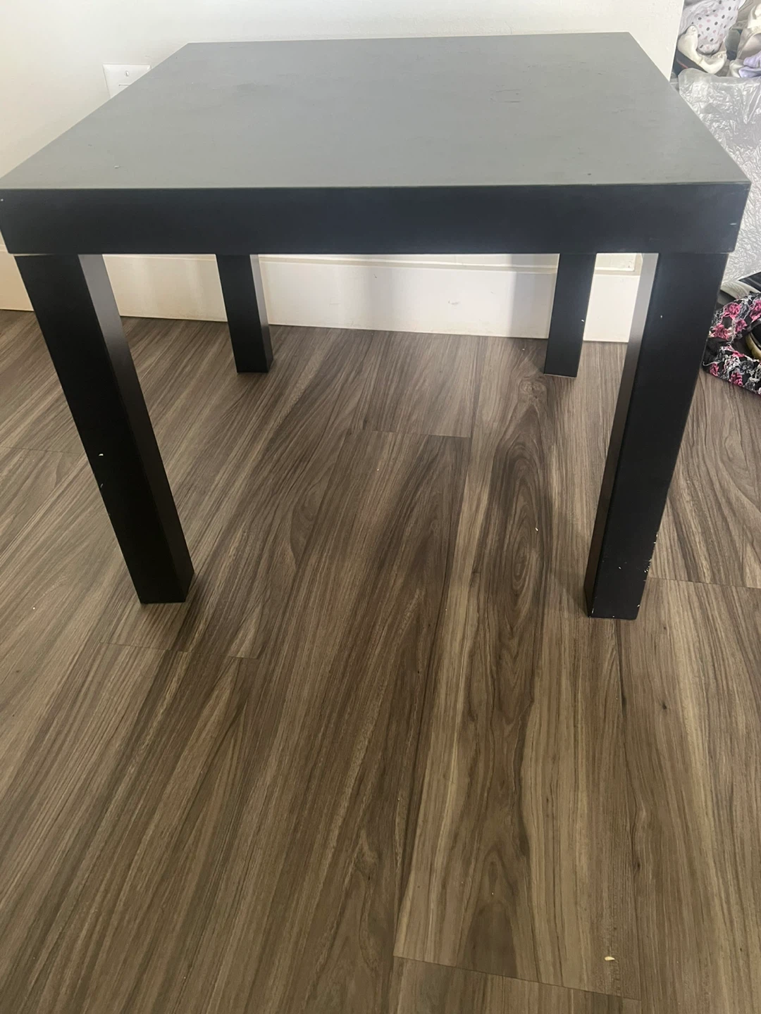 Black Square End Table - photo 2