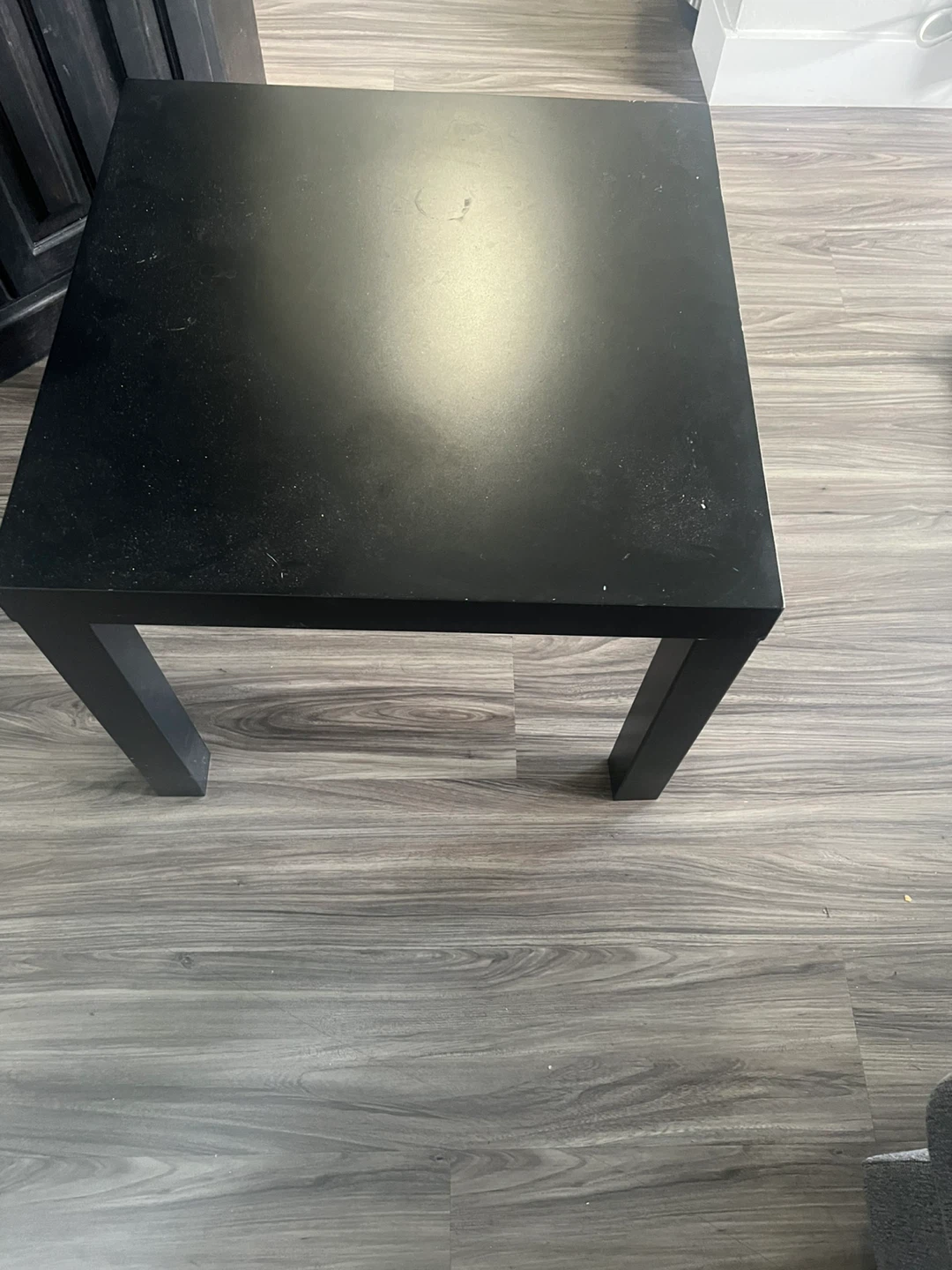 Black Square End Table - photo 3