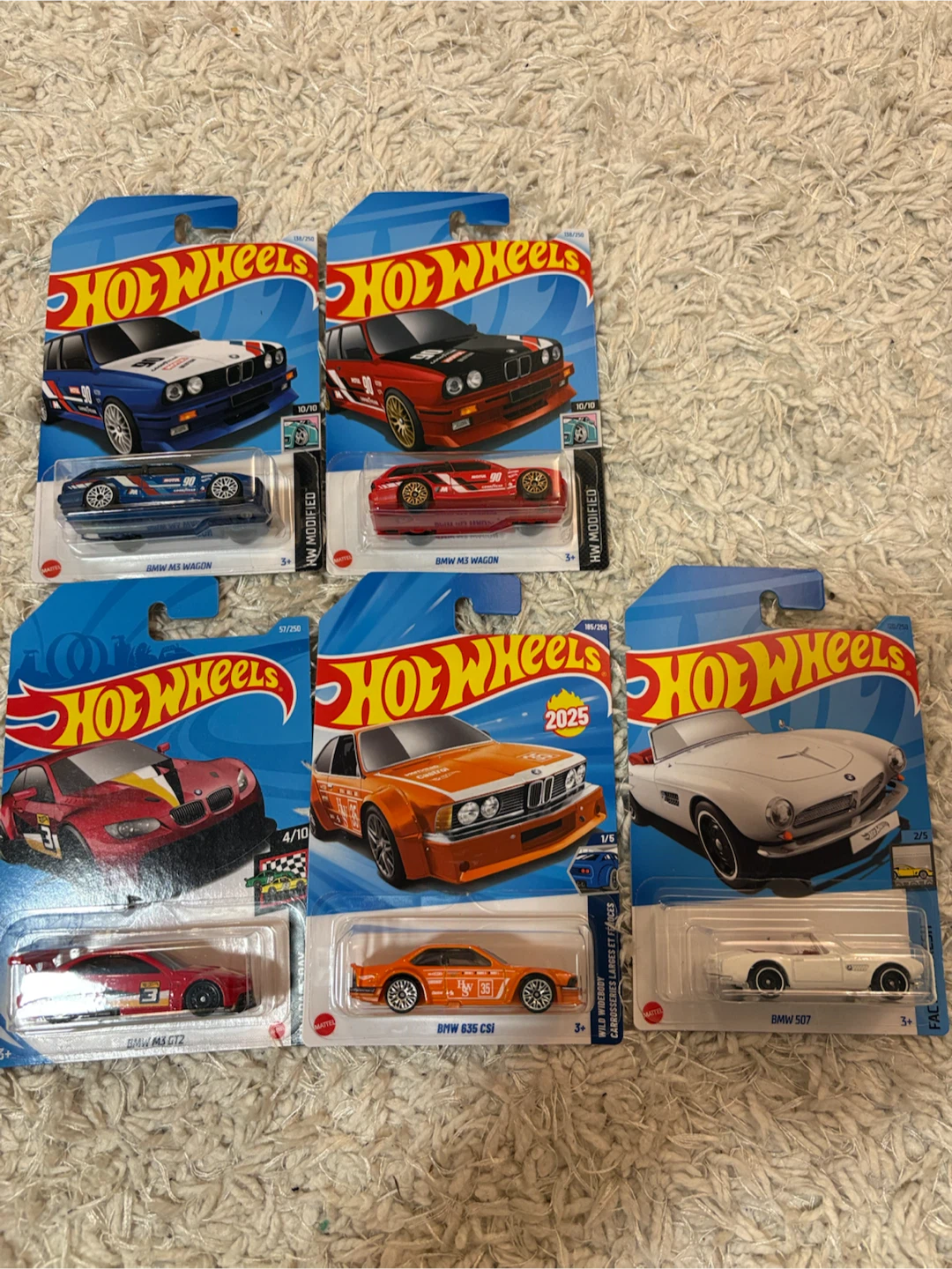 Hot Wheels BMW Collection Set of 5