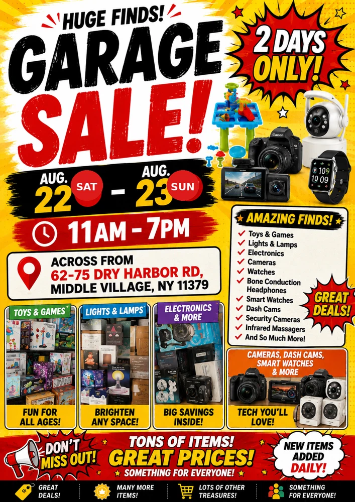Garage Sale 8.22-8.23