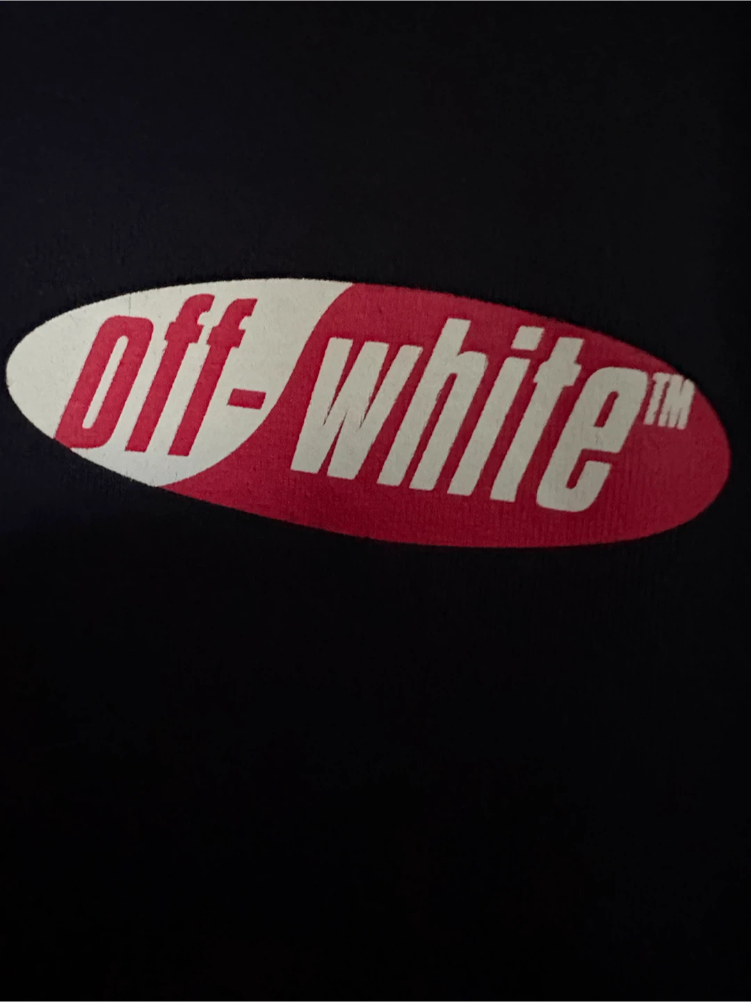 Off-White Oval Logo T-Shirt size small - photo 4