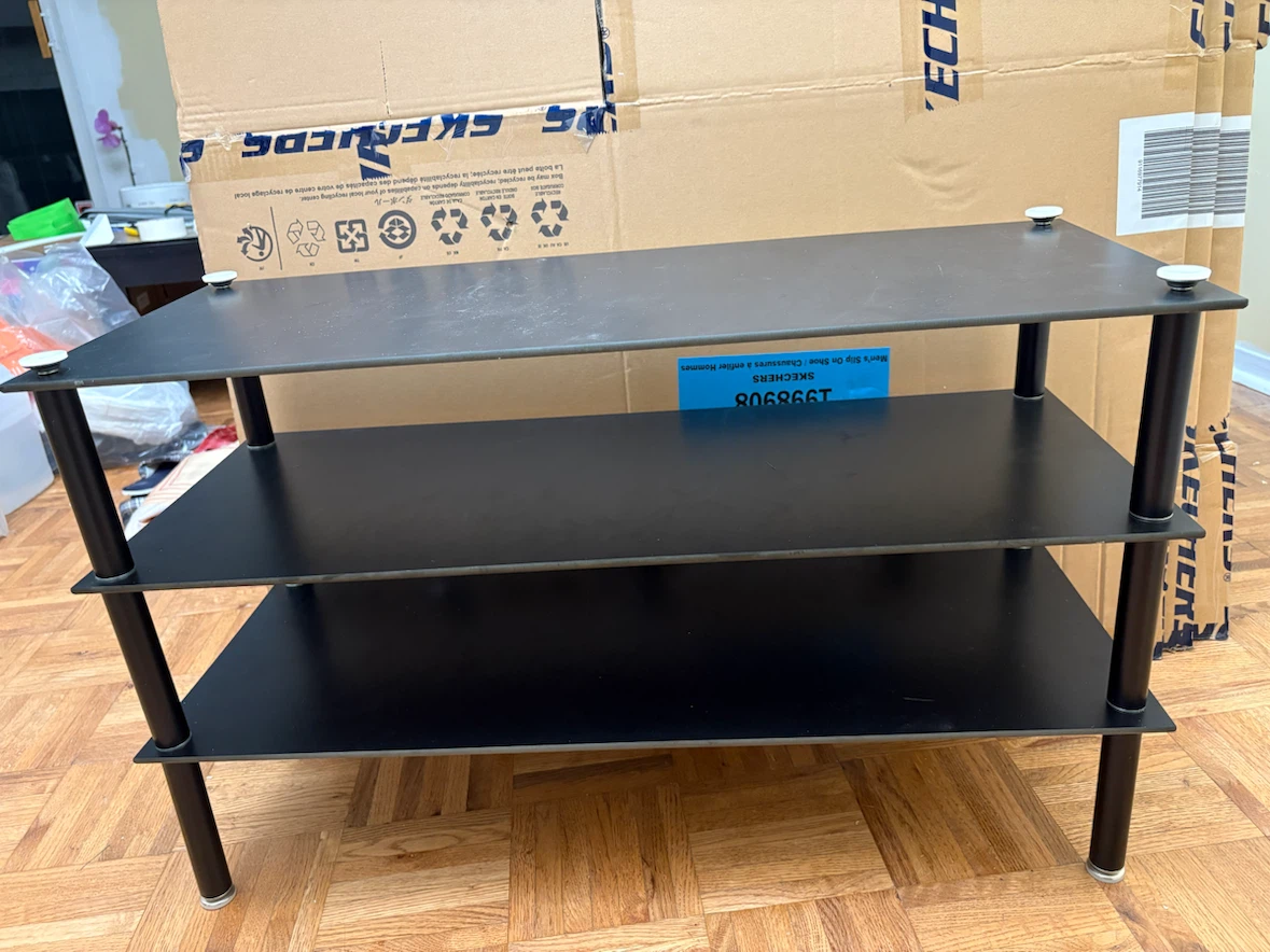Black 3 tier table - photo 2