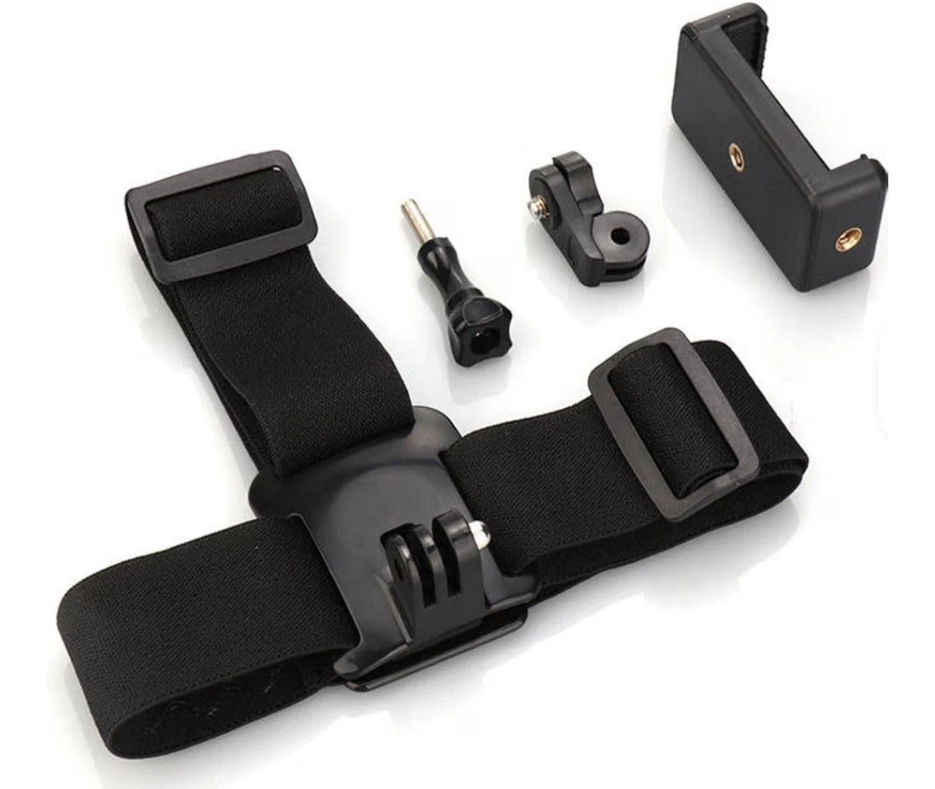 Adjustable Camera Headband Strap for GoPro, DJI, AKASO