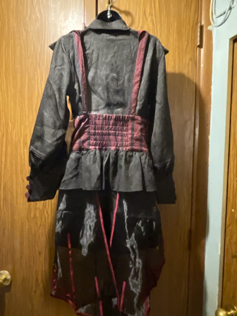 Gothic Vampire Prince Bat Wing Shirt Shorts Set - photo 3