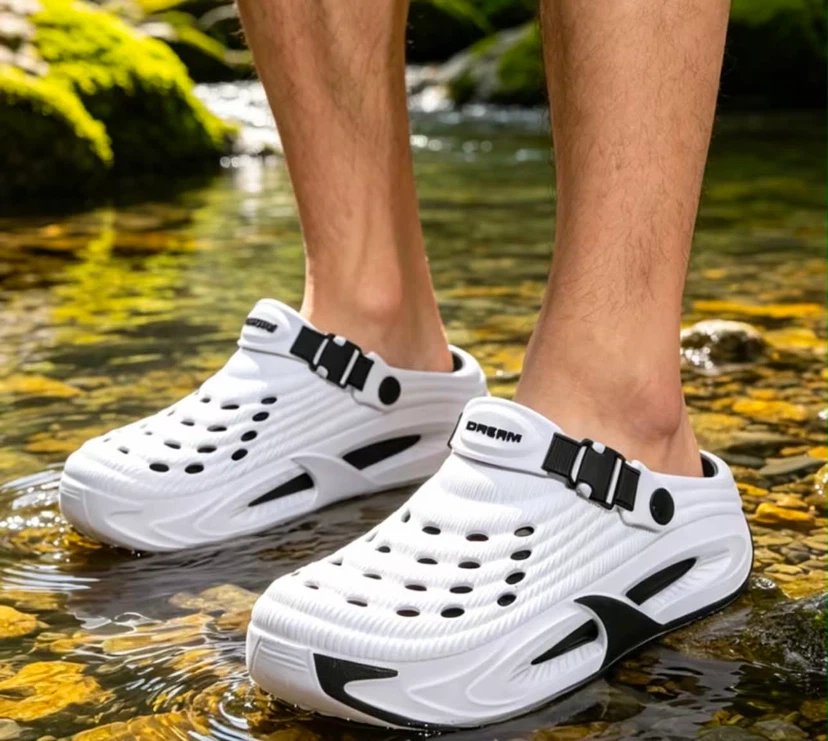 White DREAM Clogs