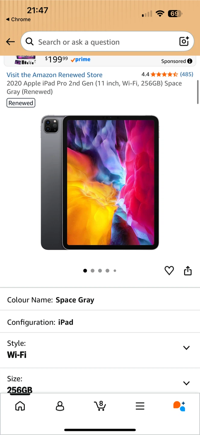 Apple iPad Pro 11-inch (2nd Gen) 256GB Wi-Fi Space Gray - photo 3