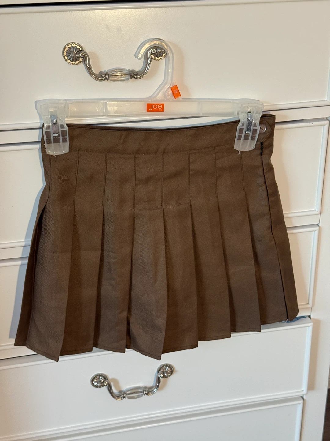 Pleated Skirt - Brown