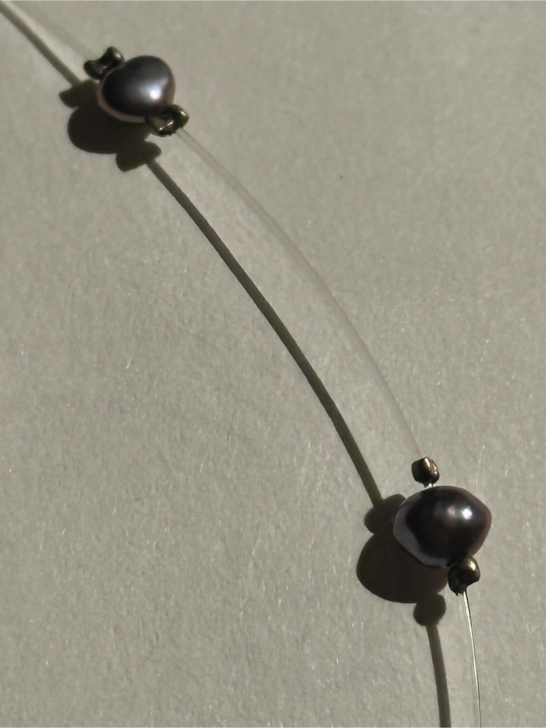 Fresh water floating pearl necklace - photo 5