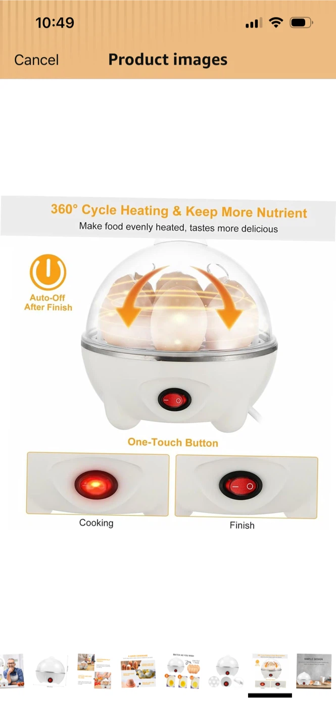 New-Electric Egg Cooker for 7 Eggs