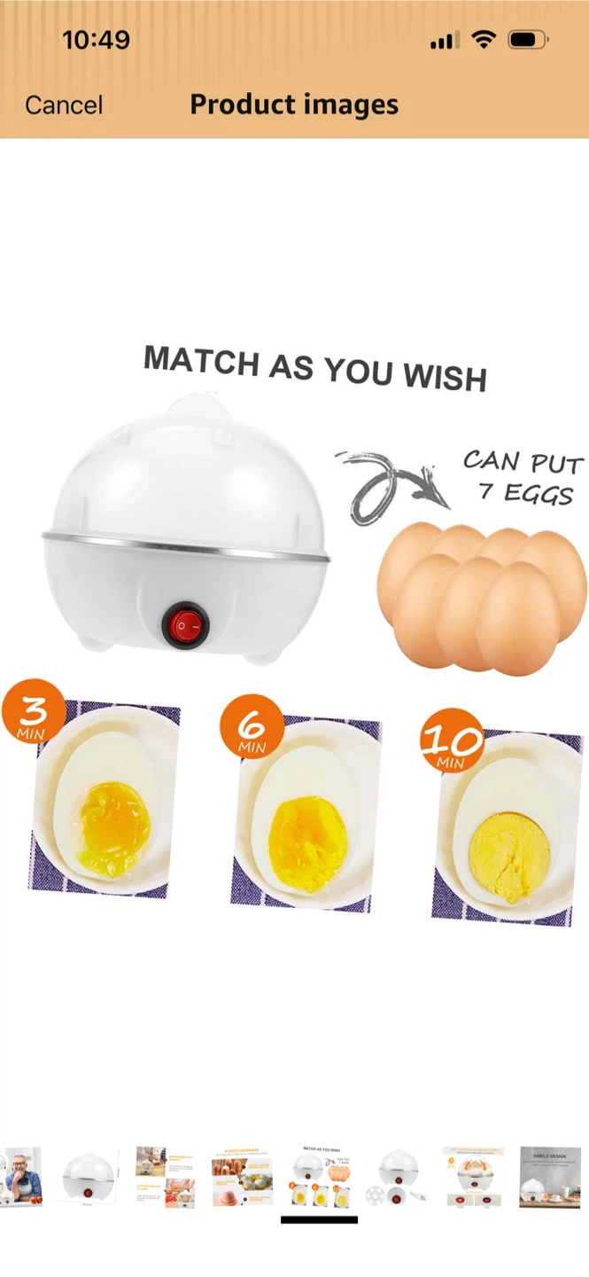 New-Electric Egg Cooker for 7 Eggs - photo 2