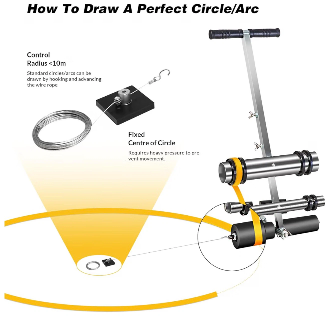 Line Striping Machine with Circle Drawing Kit LSM - photo 5