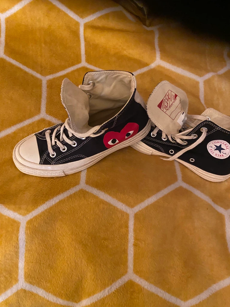 Converse black high tops - photo 2