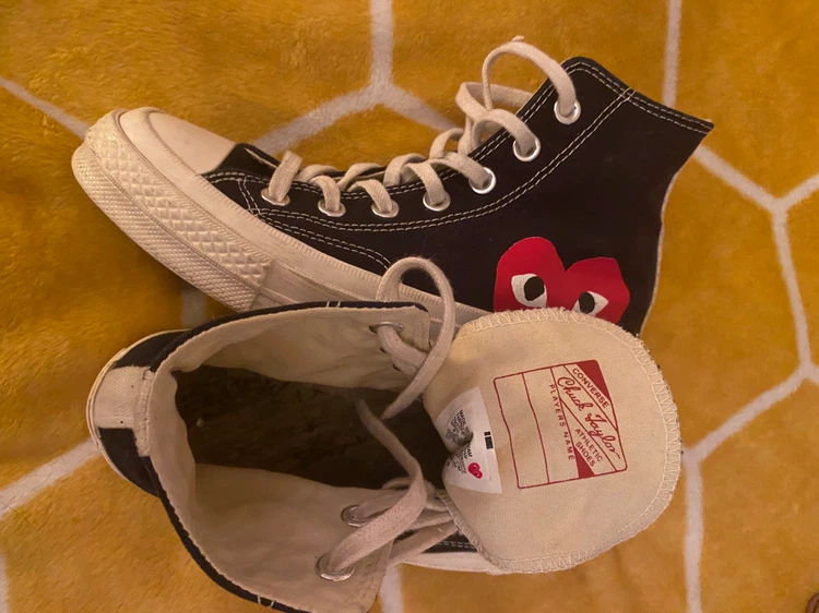 Converse black high tops - photo 4