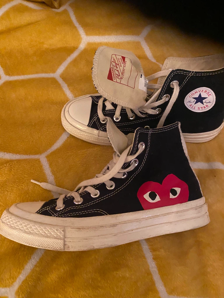 Converse black high tops - photo 5