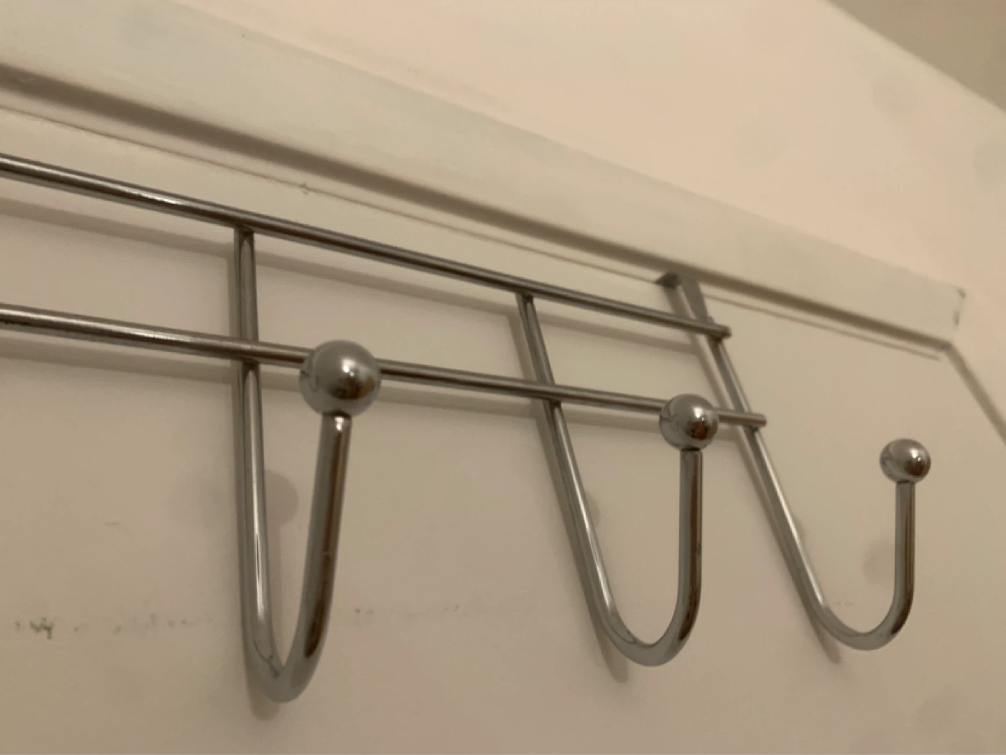 Chrome Over-the-Door 5 Hook Rack - photo 3