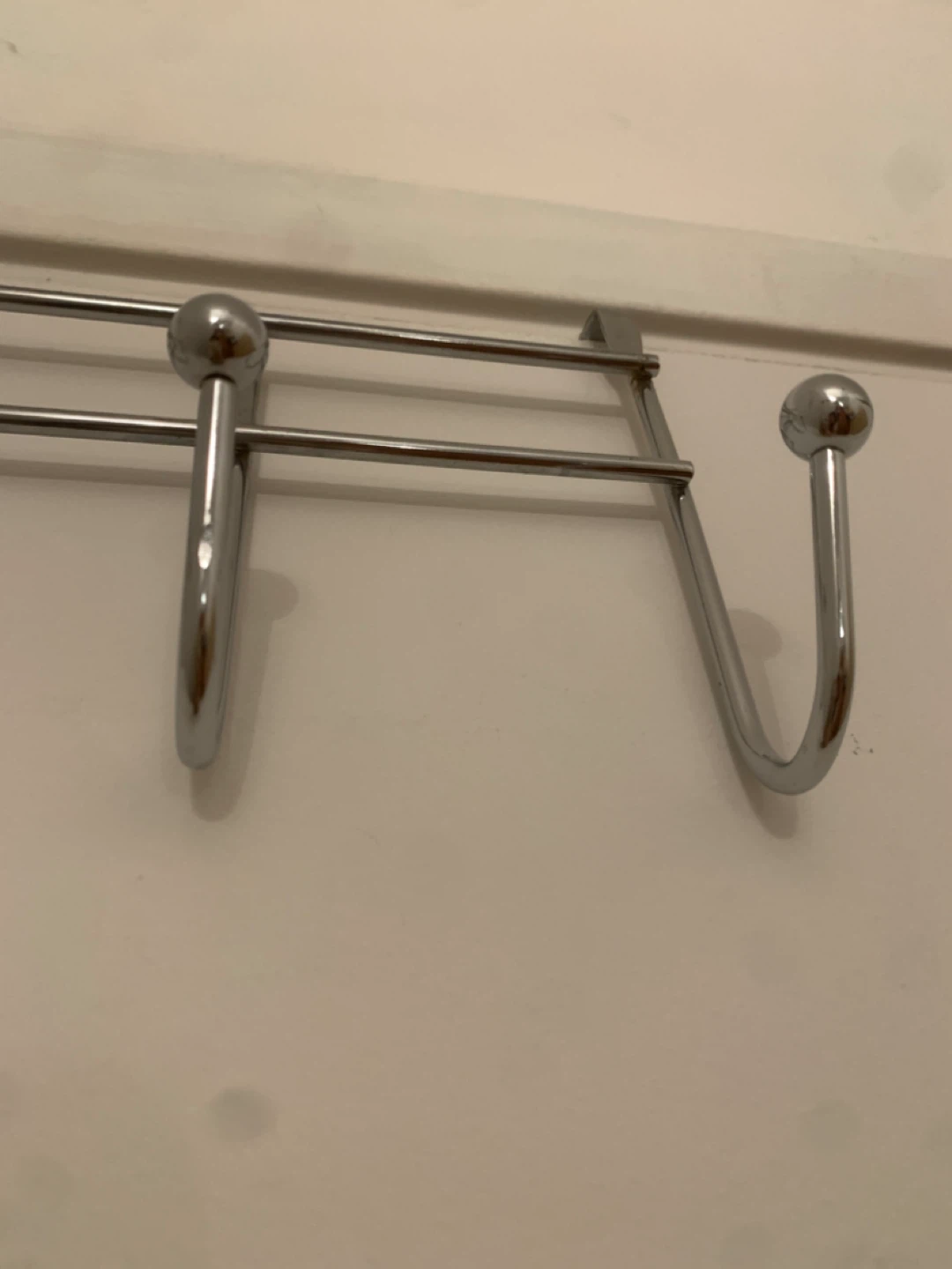 Chrome Over-the-Door 5 Hook Rack - photo 2