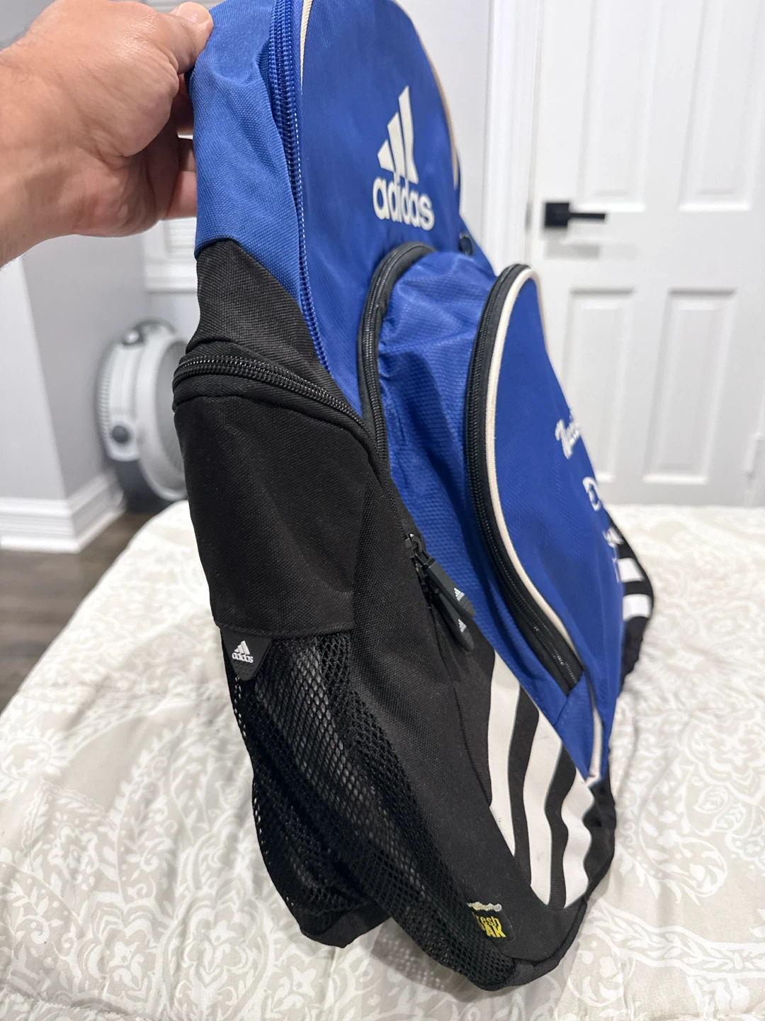 Adidas Backpack - Blue/Black with Mancini #21 Personalization - photo 3