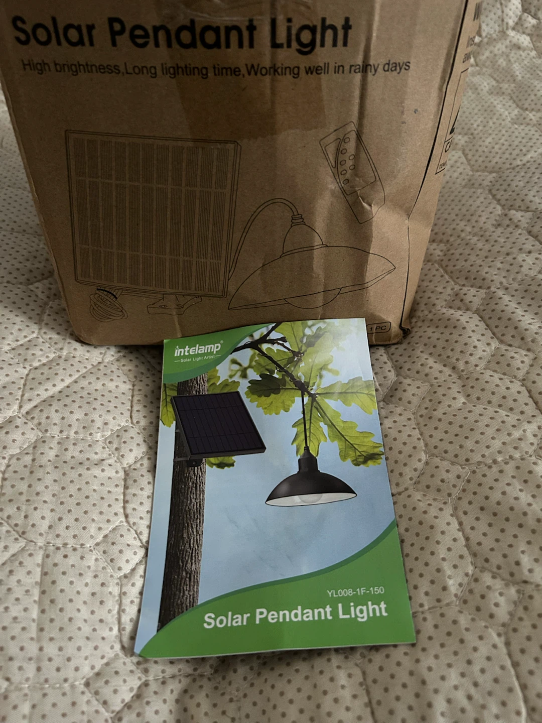 New-Intelamp Solar Pendant Light - photo 4