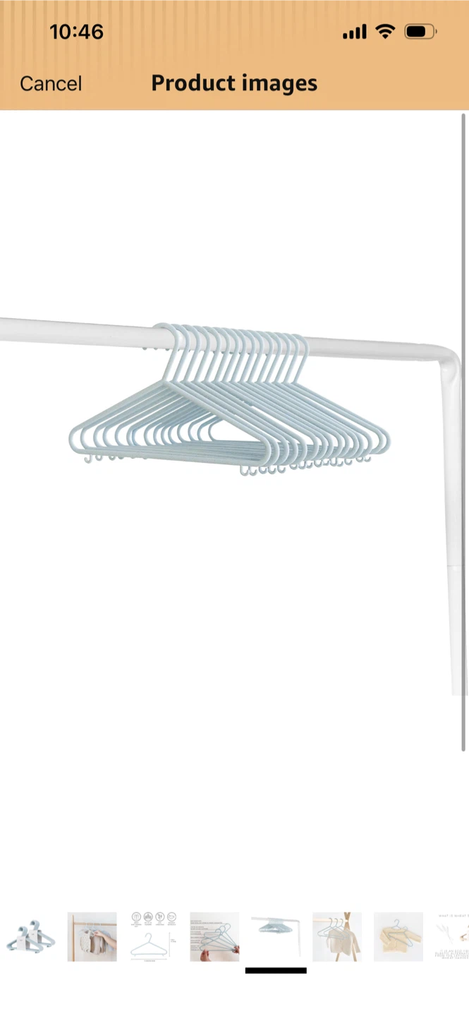 New-3 Sprouts Wheat Straw Baby Hangers 30 Pack Speckled Blue - photo 4