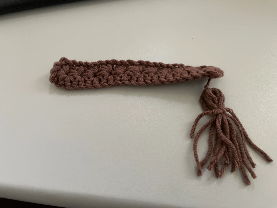 Hand-Crocheted Bookmark with Tassel