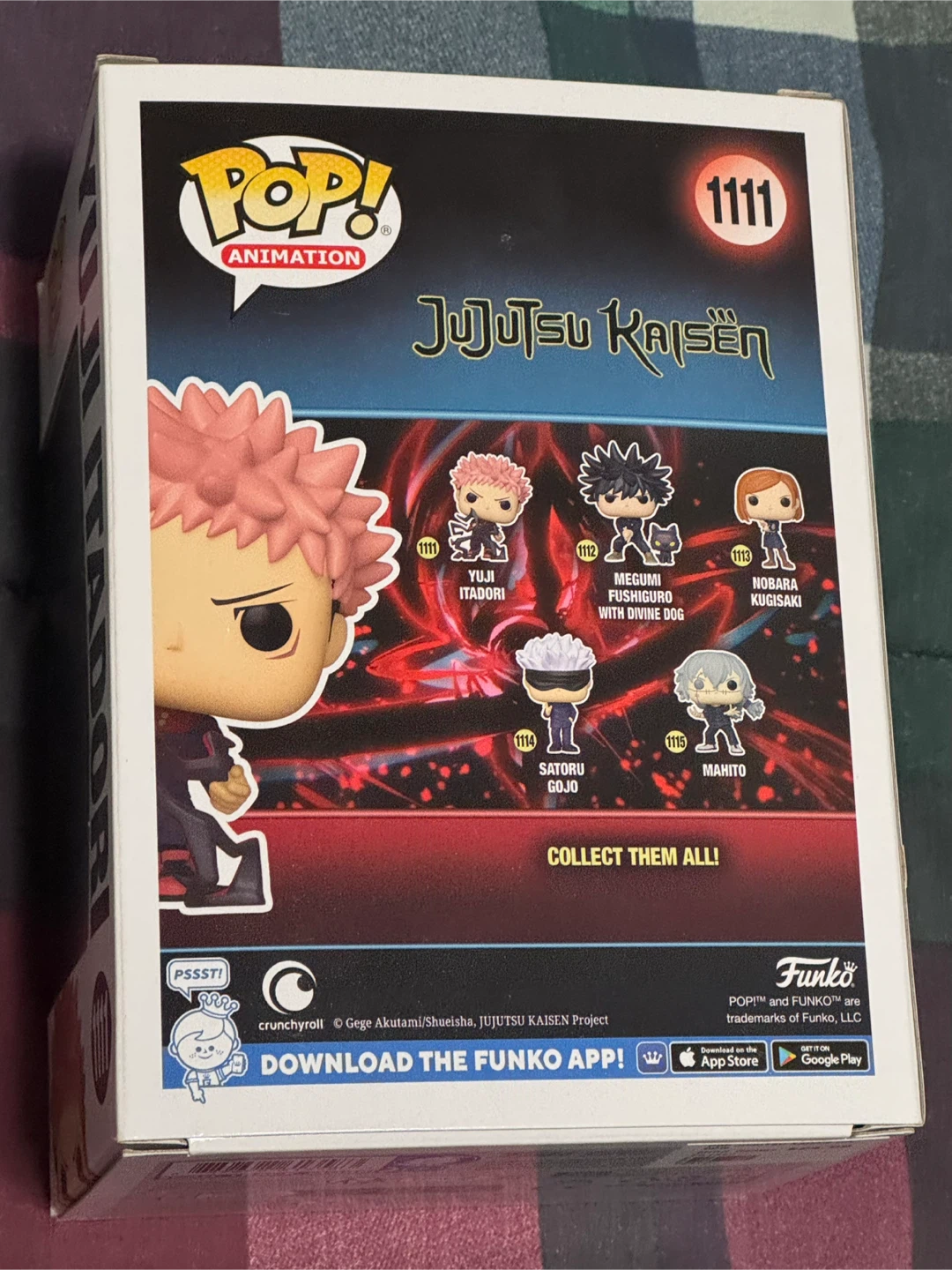 Funko Pop Jujutsu Kaisen Yuji Itadori 1111 - photo 2
