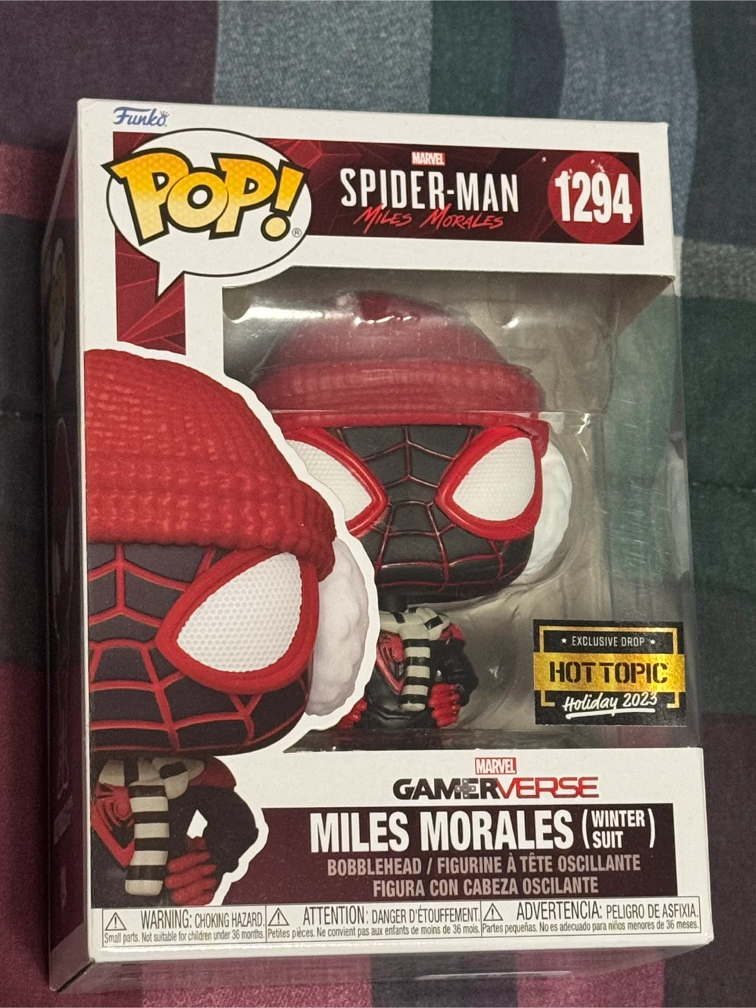 Funko Pop Marvel Miles Morales Winter Suit 1294