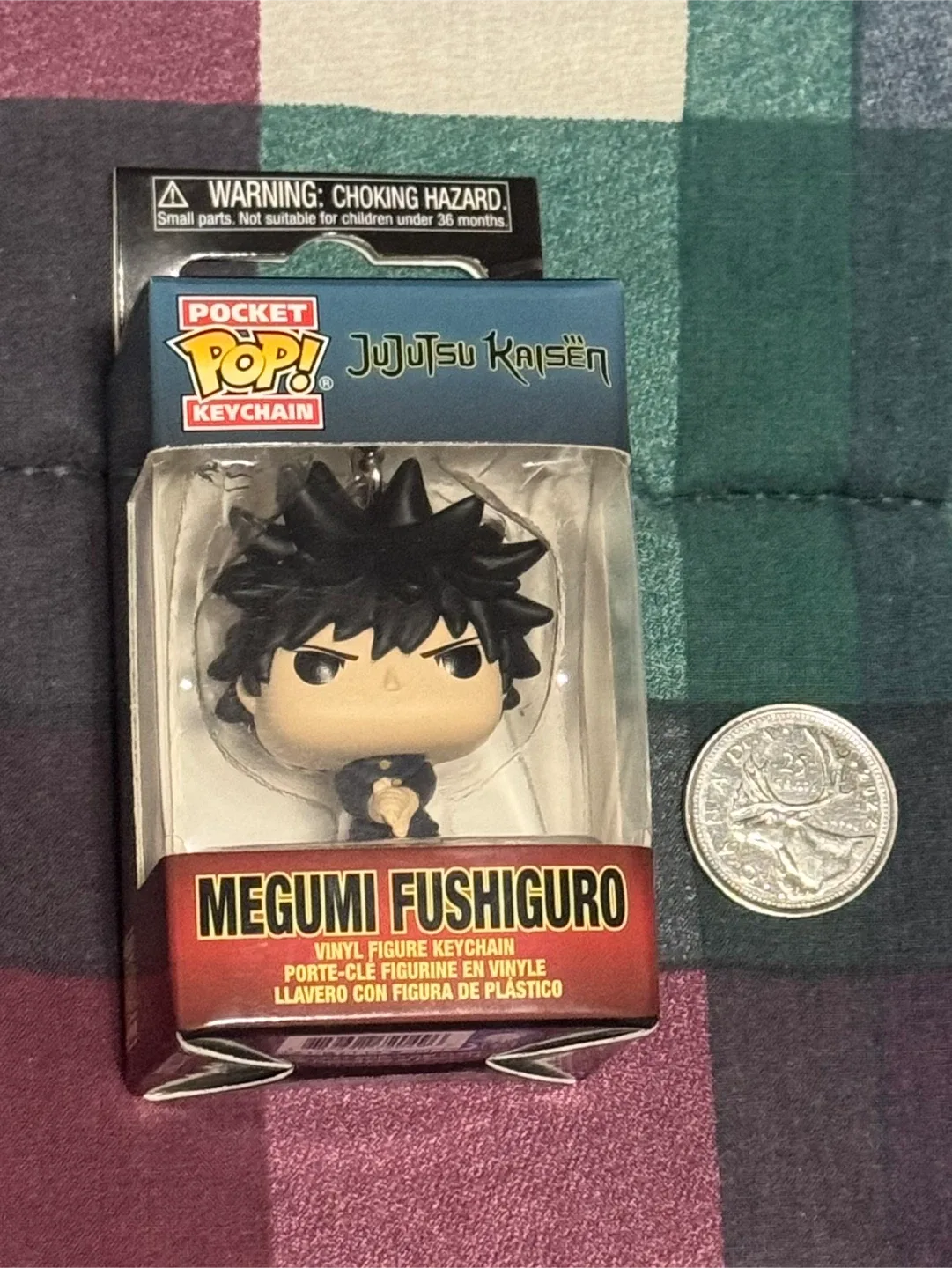 Megumi Fushiguro Pocket Funko Pop Keychain Jujutsu Kaisen