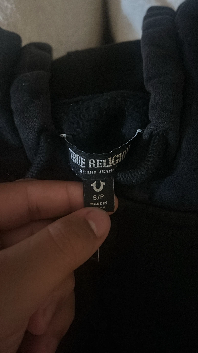 True Religion Black Buddha Zip-up Hoodie Small - photo 2