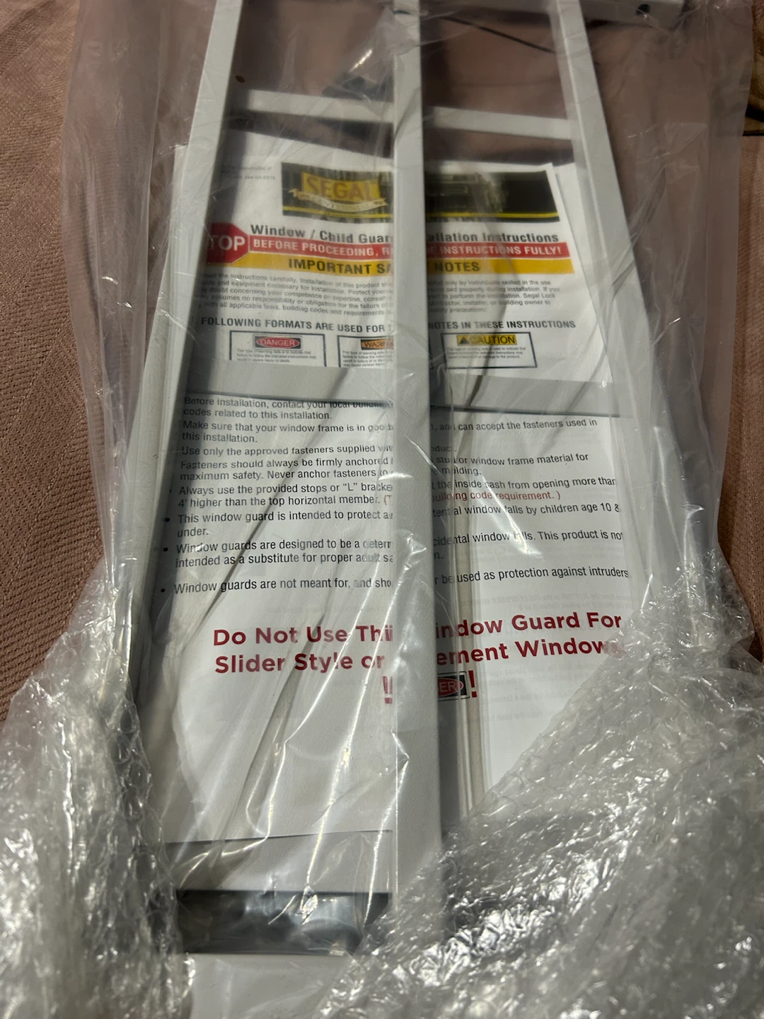 New-Segal Child Fall Prevention Window Guard - photo 5