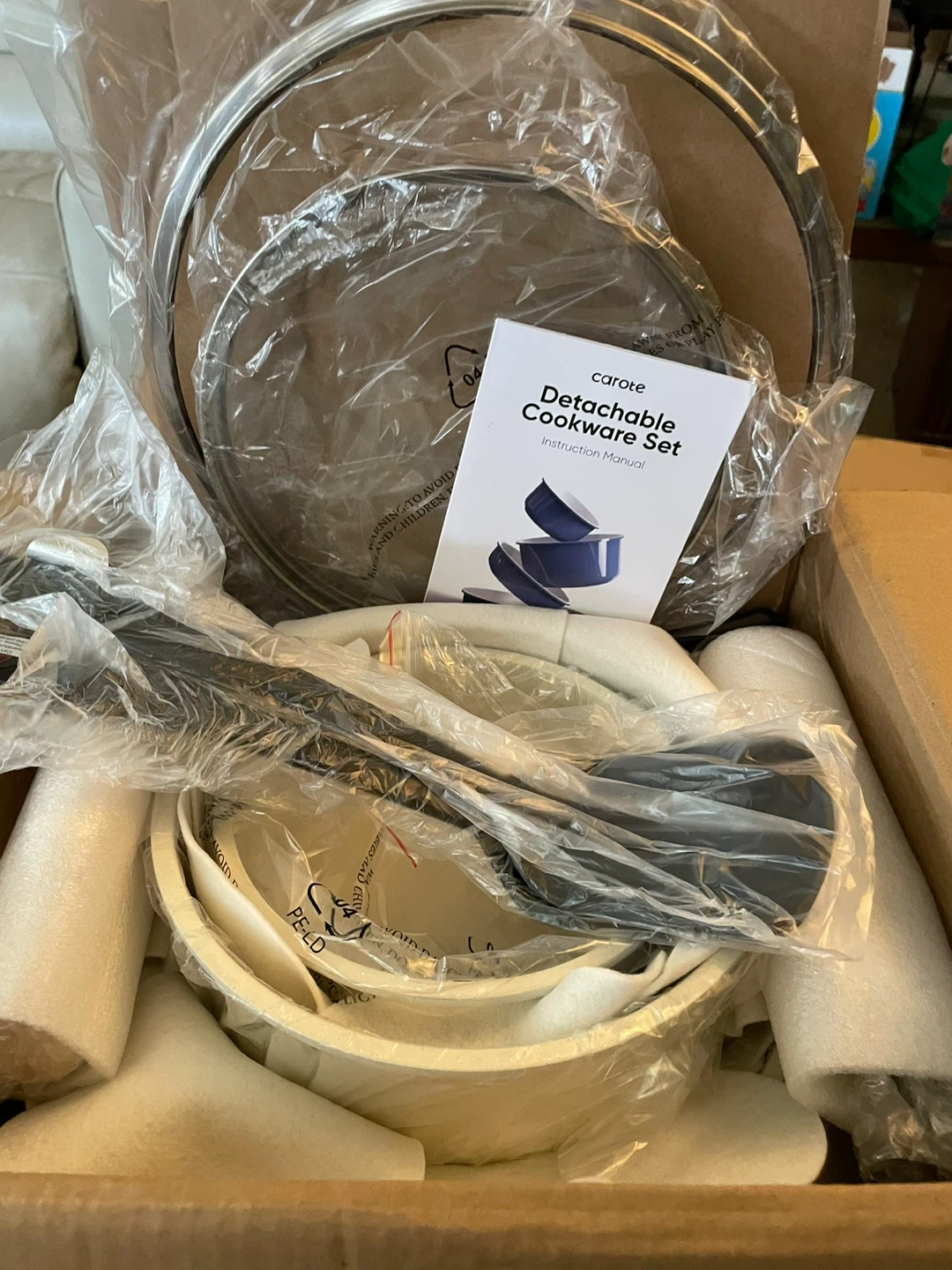 CAROTE 19pcs Pots and Pans Set