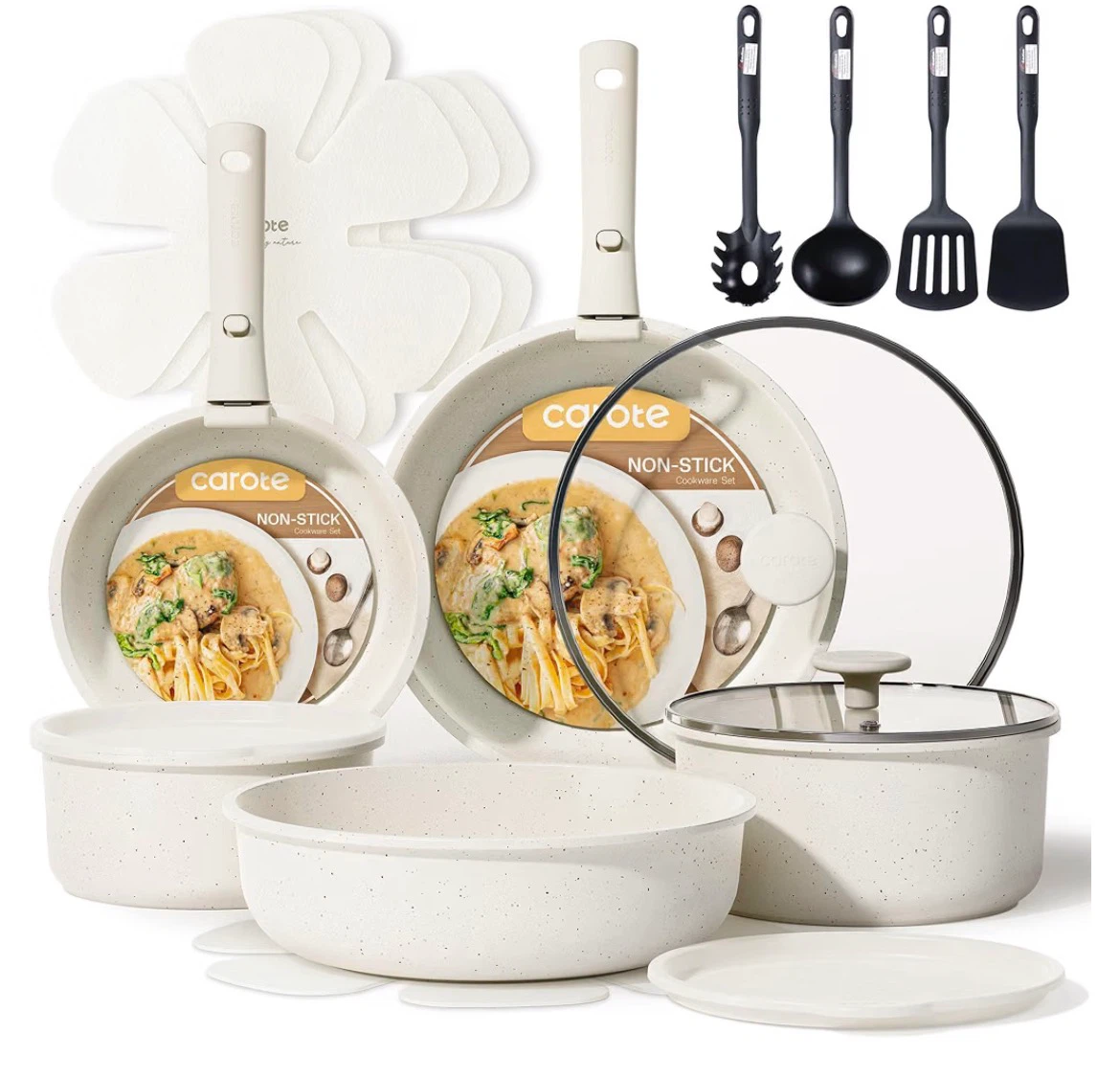 CAROTE 19pcs Pots and Pans Set - photo 4