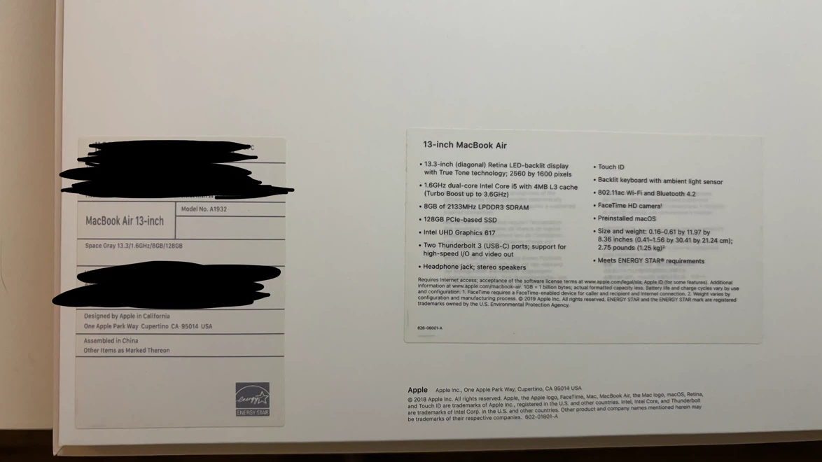 Apple MacBook Air 13-inch 2018 128gb - photo 2