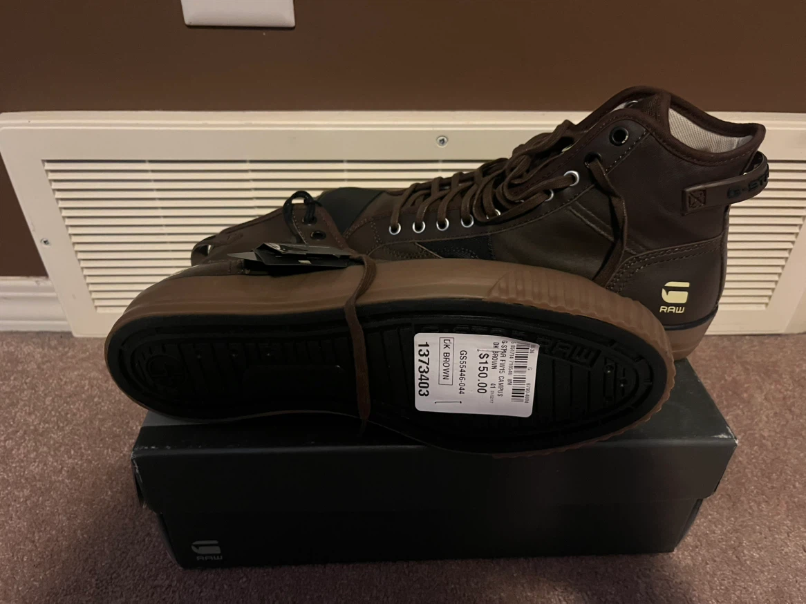 G-STAR RAW Scuba FW15 Campus sneakers brown size 41