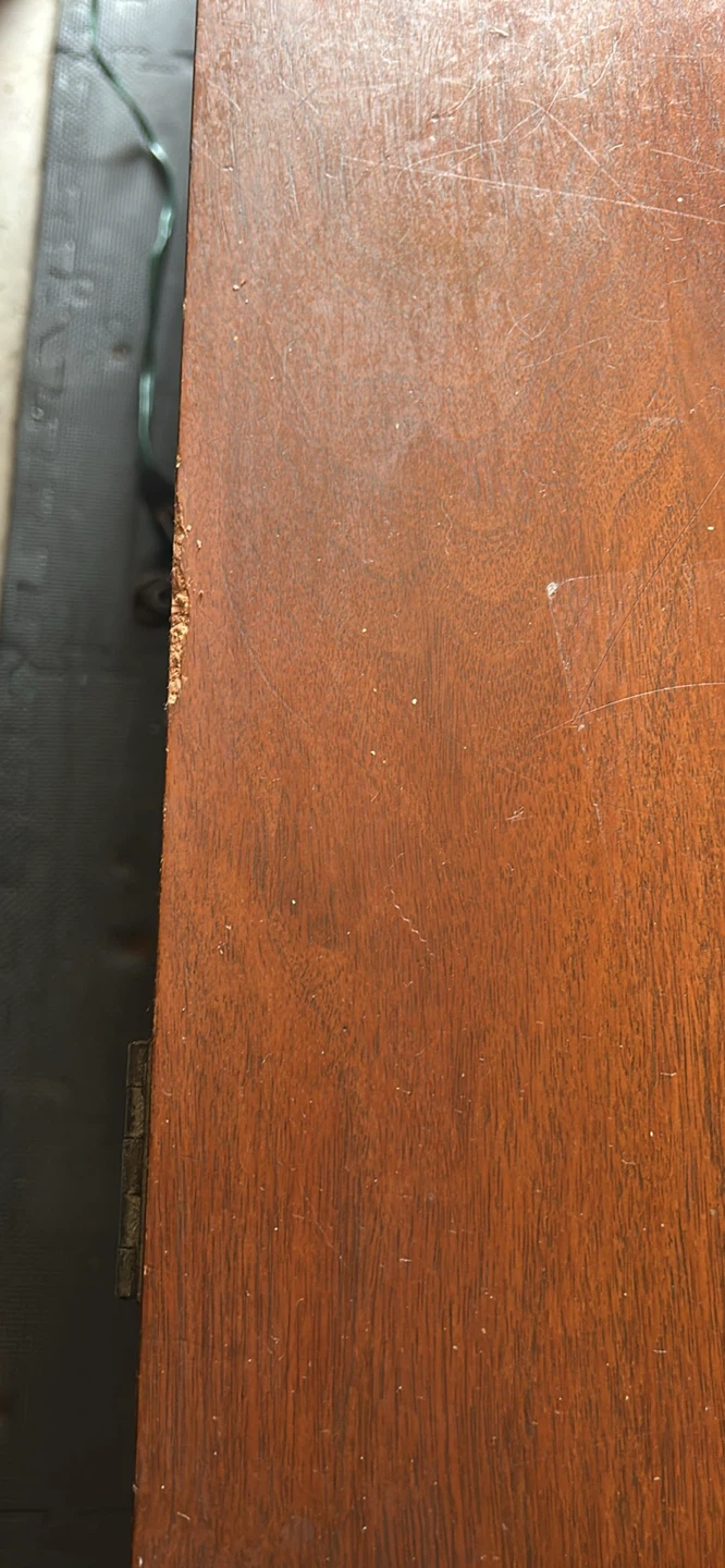 Vintage Wood Bar Cabinet with Storage - photo 3