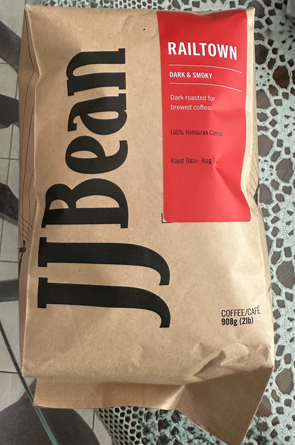 JJ Bean Railtown Dark & Smoky Coffee Beans (908g) - photo 2