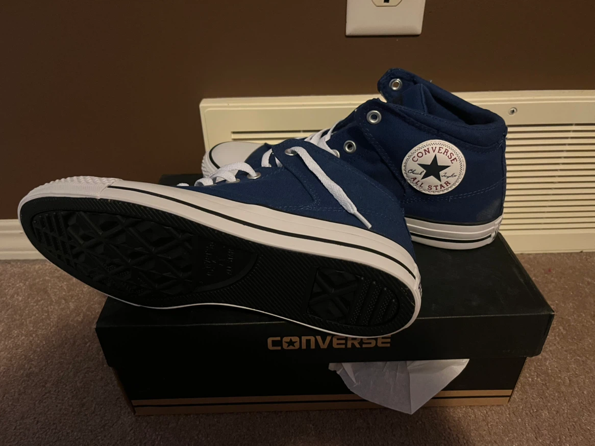 Converse Roadtrip Blue High Street Hi Shoes Size 8.5 - photo 3