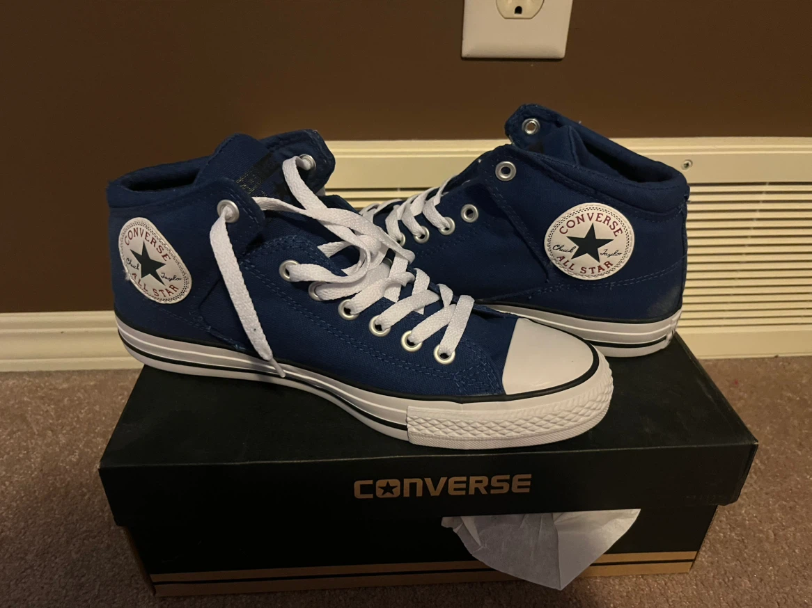 Converse Roadtrip Blue High Street Hi Shoes Size 8.5 - photo 4
