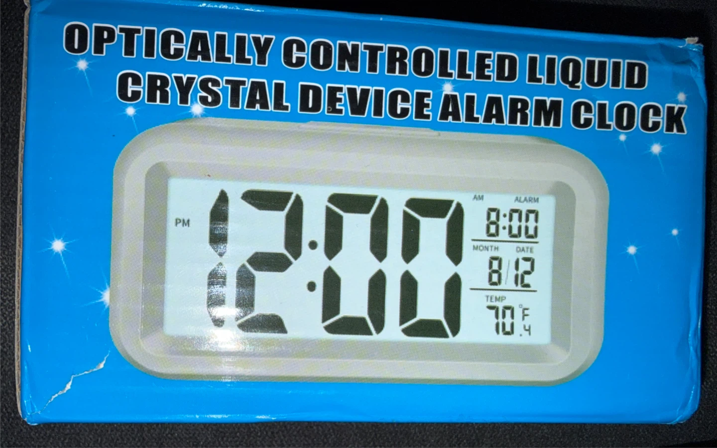Optically Controlled Liquid Crystal Alarm Clock