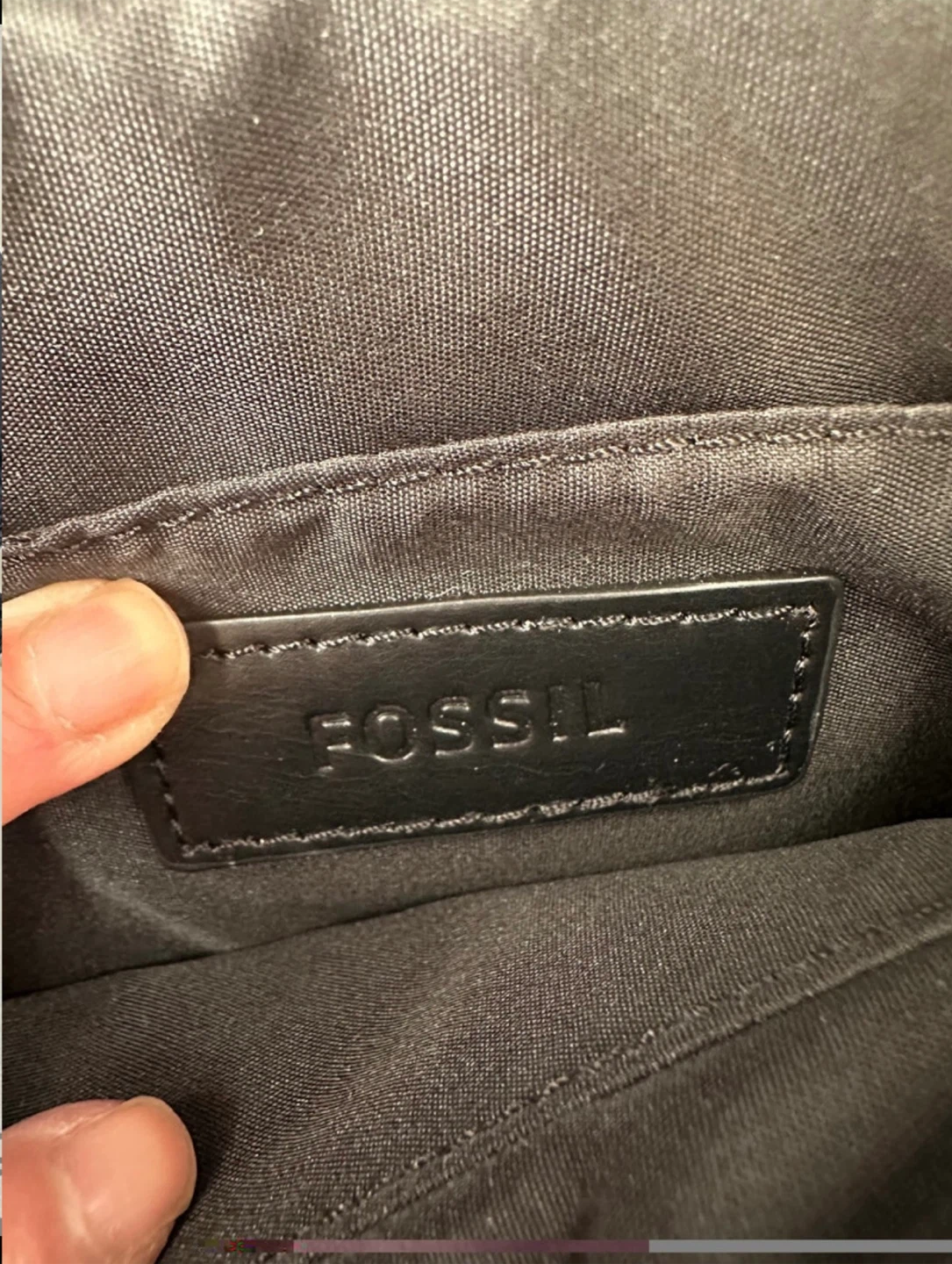NEW! Fossil Leather Messenger Bag - photo 4
