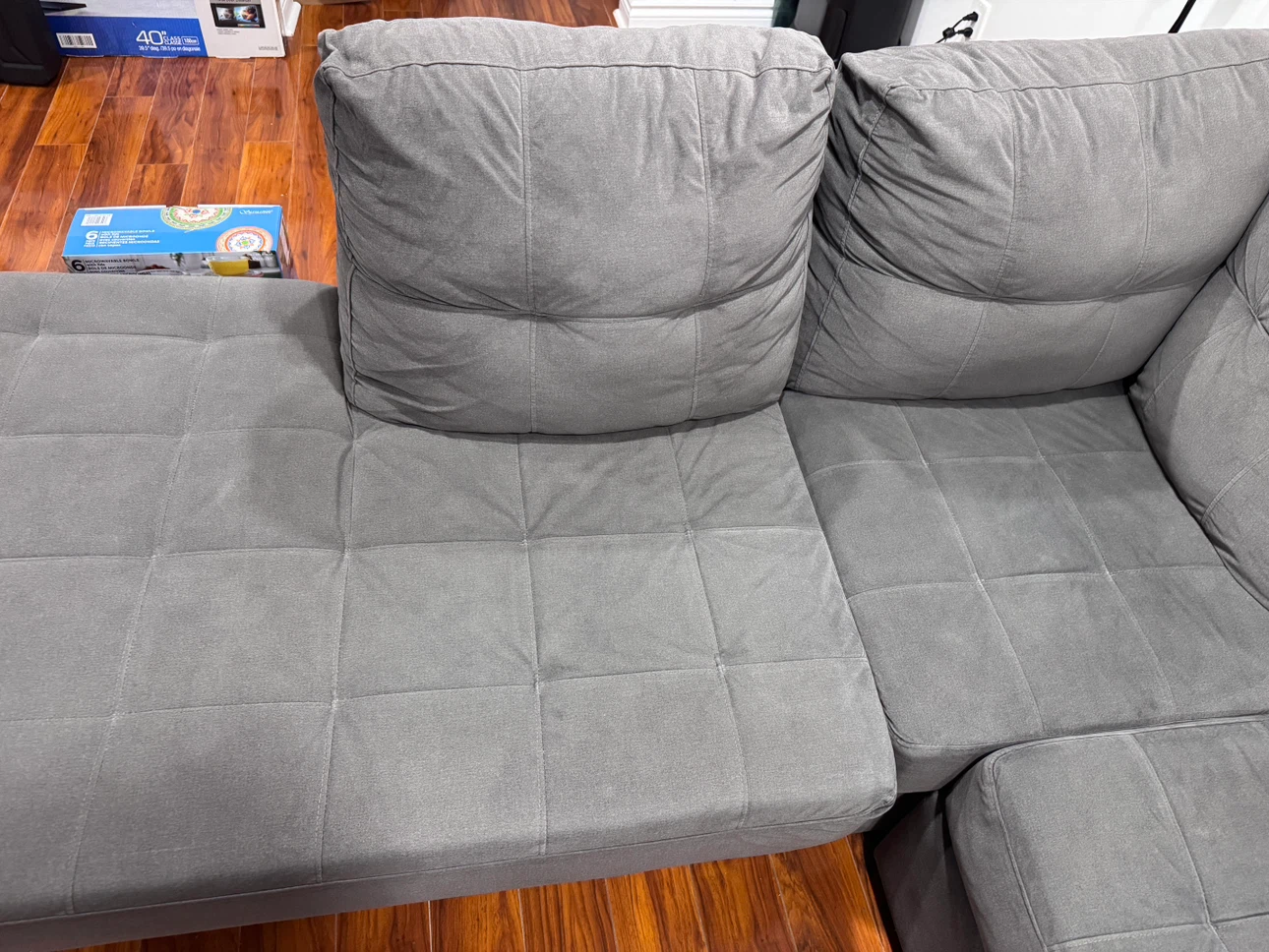 Grey Sectional Sofa - photo 3