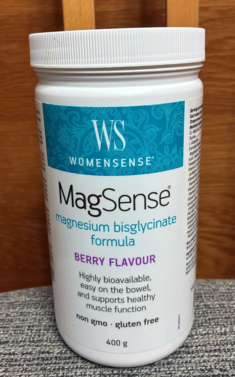 New Sealed WomenSense  Magnesium Bisglycinate Formula 400g