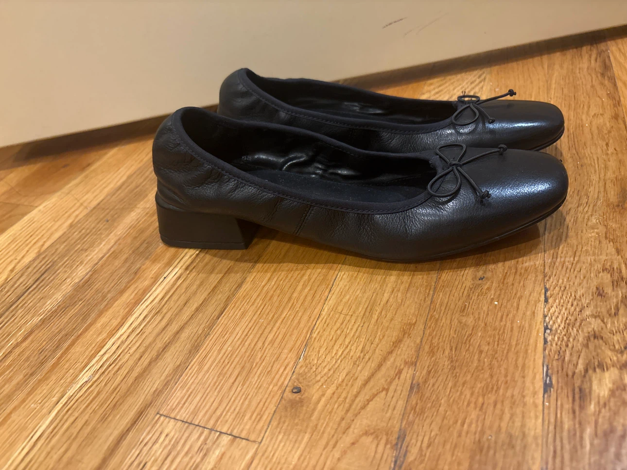 Steve Madden Black Leather Ballet Flats - photo 2