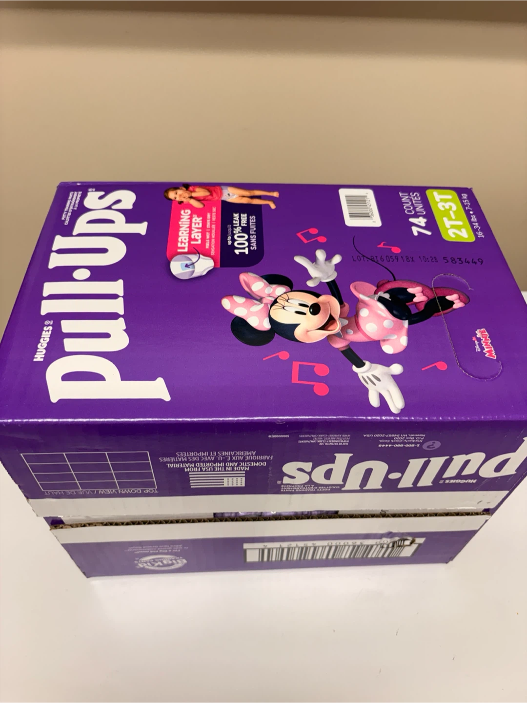 Huggies Pull-Ups Girls 2T-3T (74 Count) - $25 - photo 2